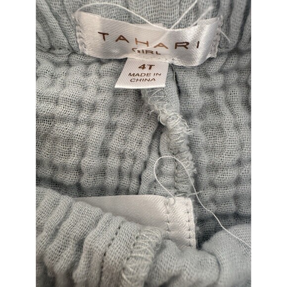 Girl’s Tahari summer outfit Top Shorts headband 3pc Outfit Set Size 4T Toddler - Picture 10 of 11